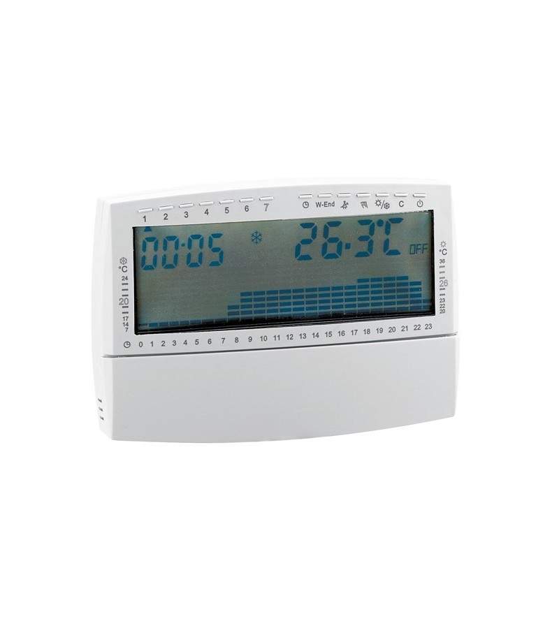 Digital room thermostat with battery power supply Caleffi 739107