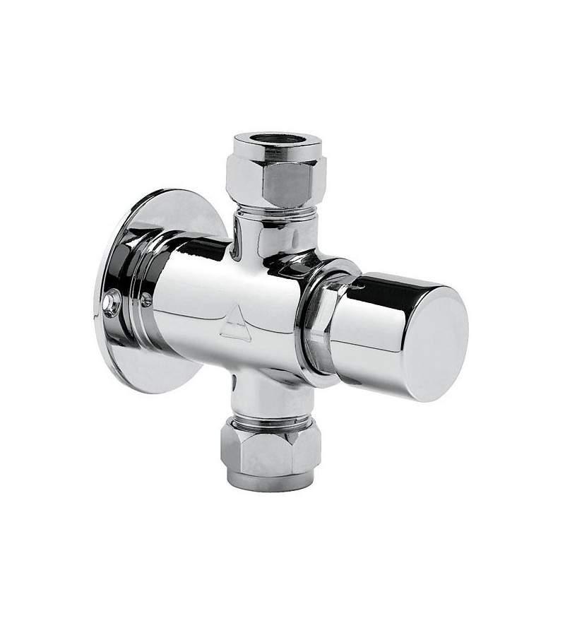 Wall mounted timed shower tap with push button Idral Modern 08130/E - 08130/E-30