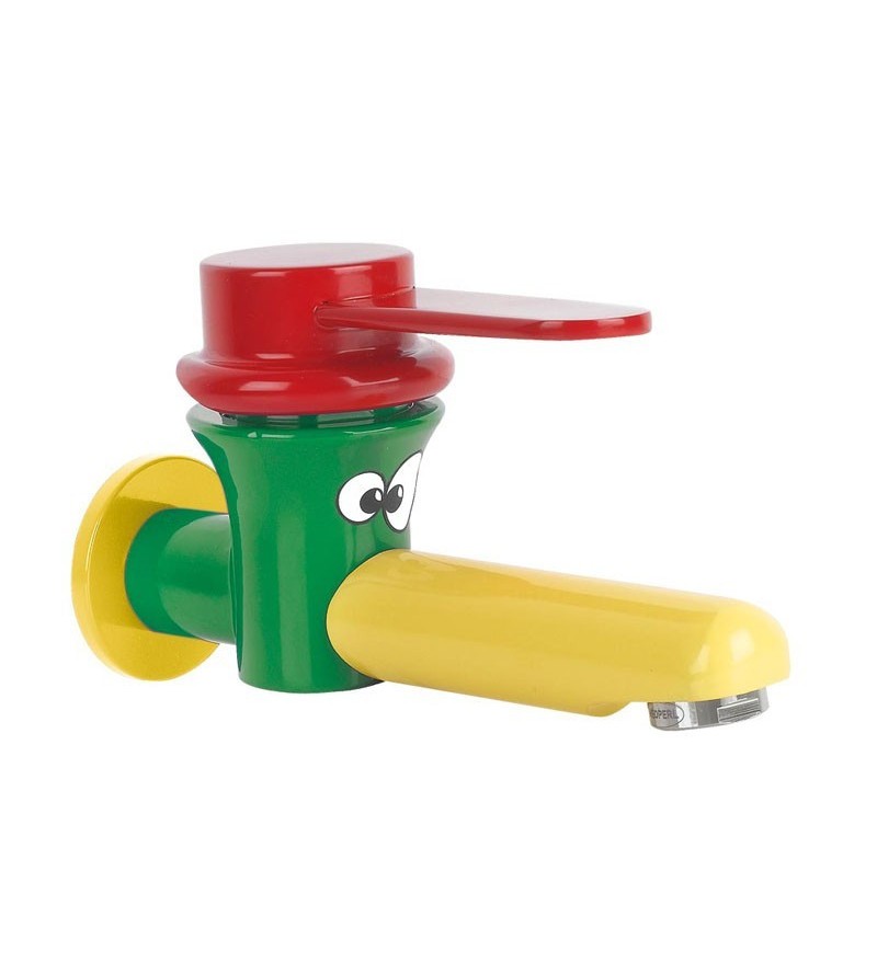 Wall-mounted washbasin tap with single-water cartridge Idral Kids 01220