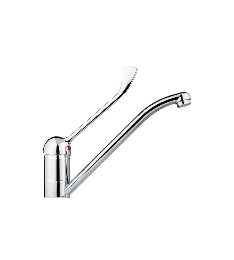 Kitchen sink mixer with swivel spout and clinical lever Idral 02450