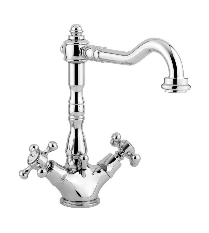 Washbasin mixer with adjustable spout Paffoni Belinda FBLV075CR