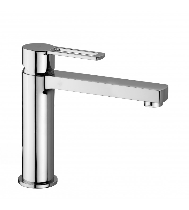Washbasin mixer with 16 cm long spout Paffoni RIN074CR