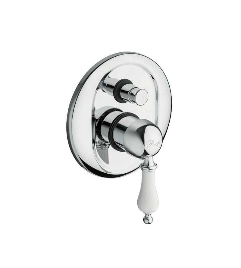 Resp Caesar 211 built-in shower mixer with retro-style diverter