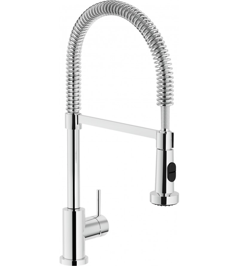Kitchen sink mixer with spring Nobili Live LV00300/3CR