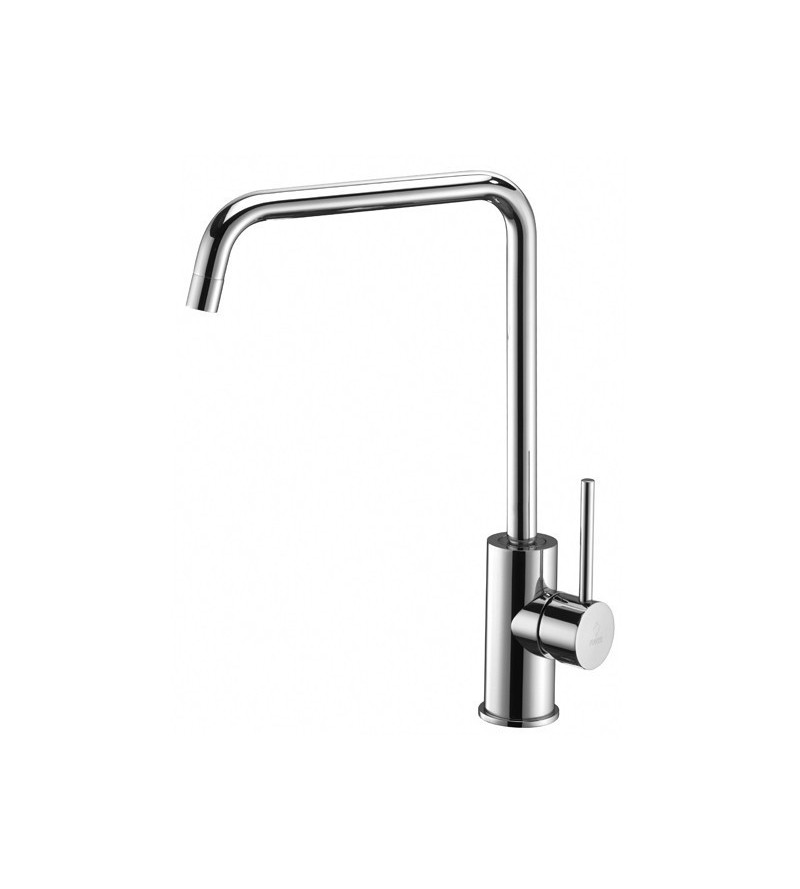 Kitchen sink mixer with adjustable spout Paffoni LIG980CR