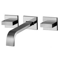 Battery basin mixer with...