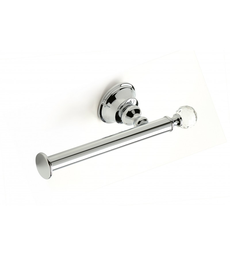 Toilet roll holder in brass and crystal Webert Viktoria D500011015