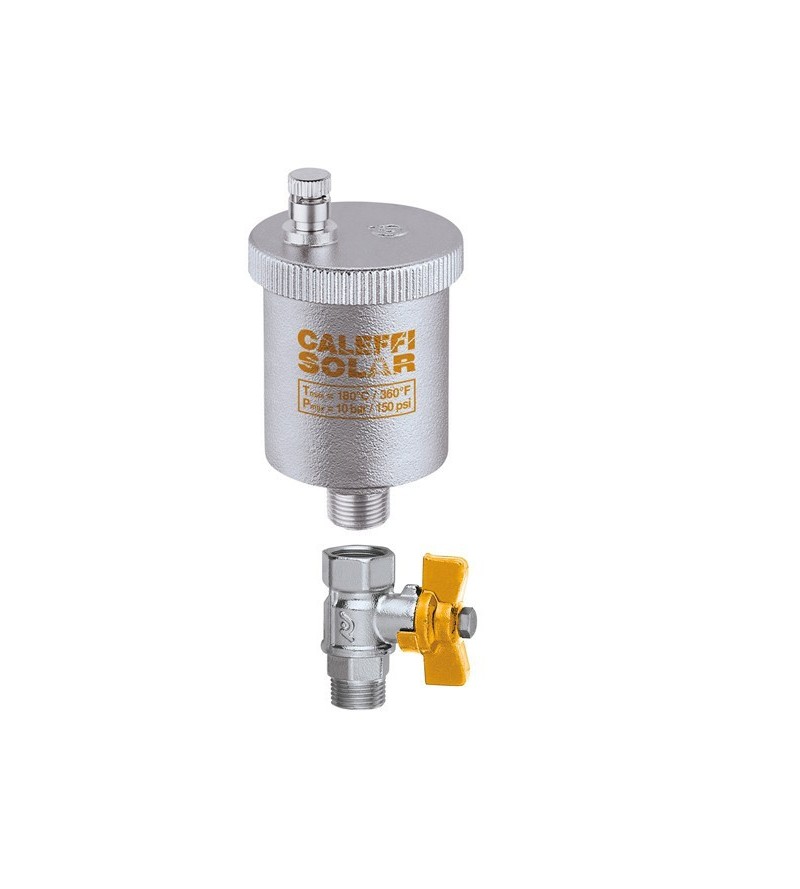 Automatic air vent valve for solar systems Caleffi 250