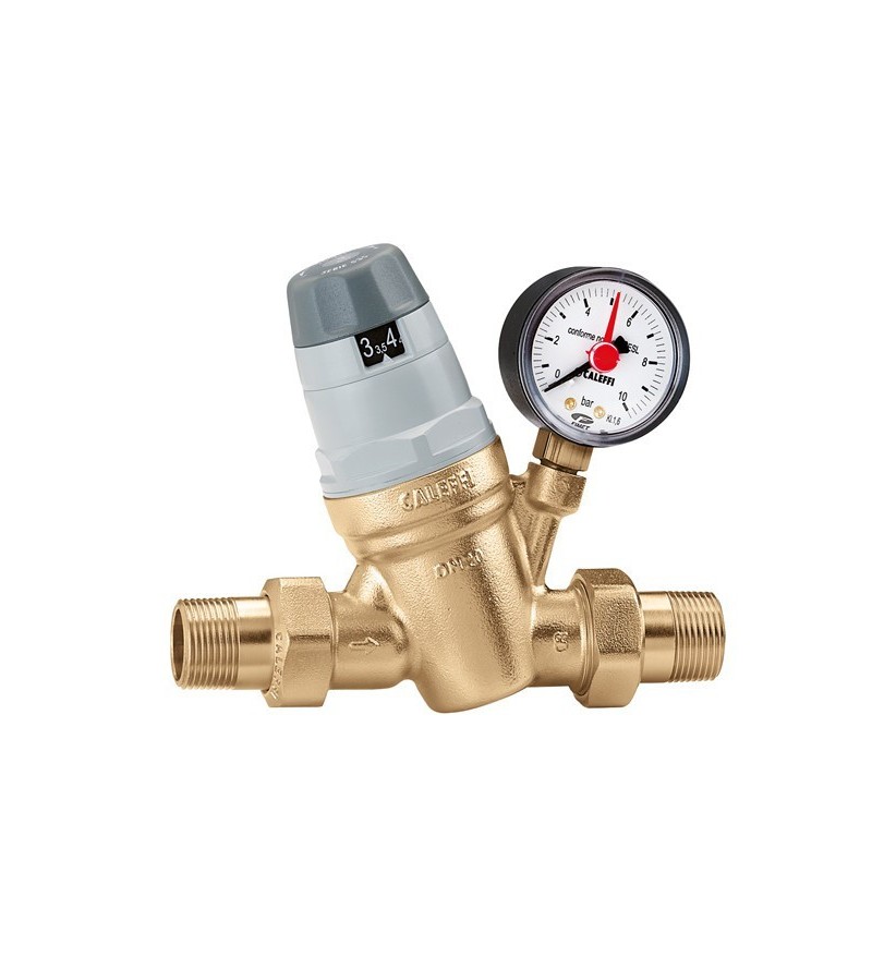 Pressure reducer with self-contained removable cartridge Caleffi 5350
