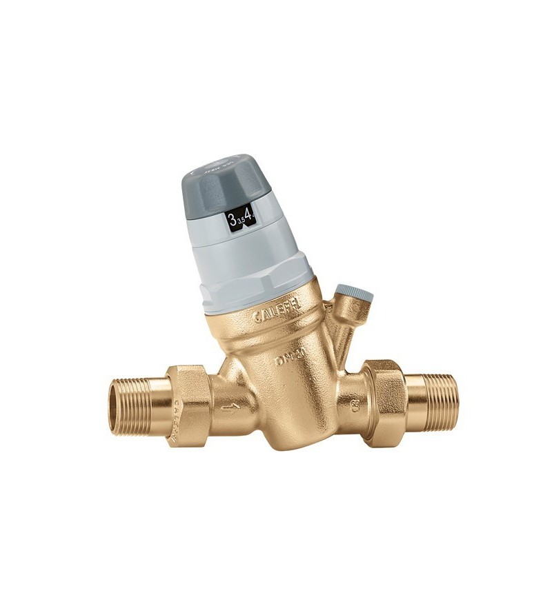 Pressure reducer with 1/4"F pressure gauge connection Caleffi 5350