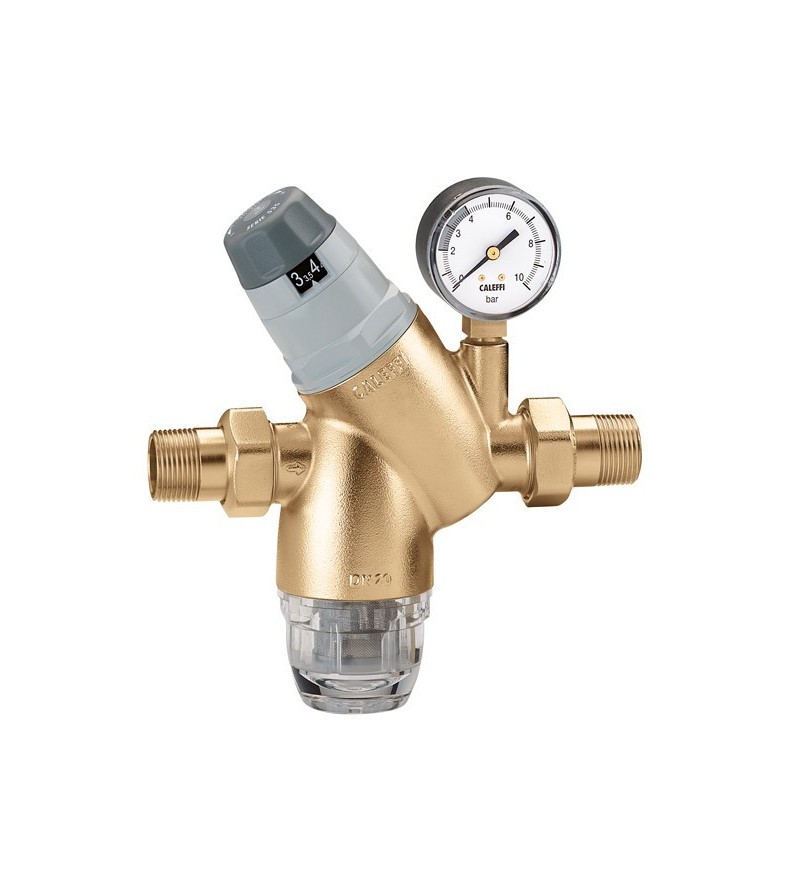 Pressure reducer with self-contained removable cartridge Caleffi 5351
