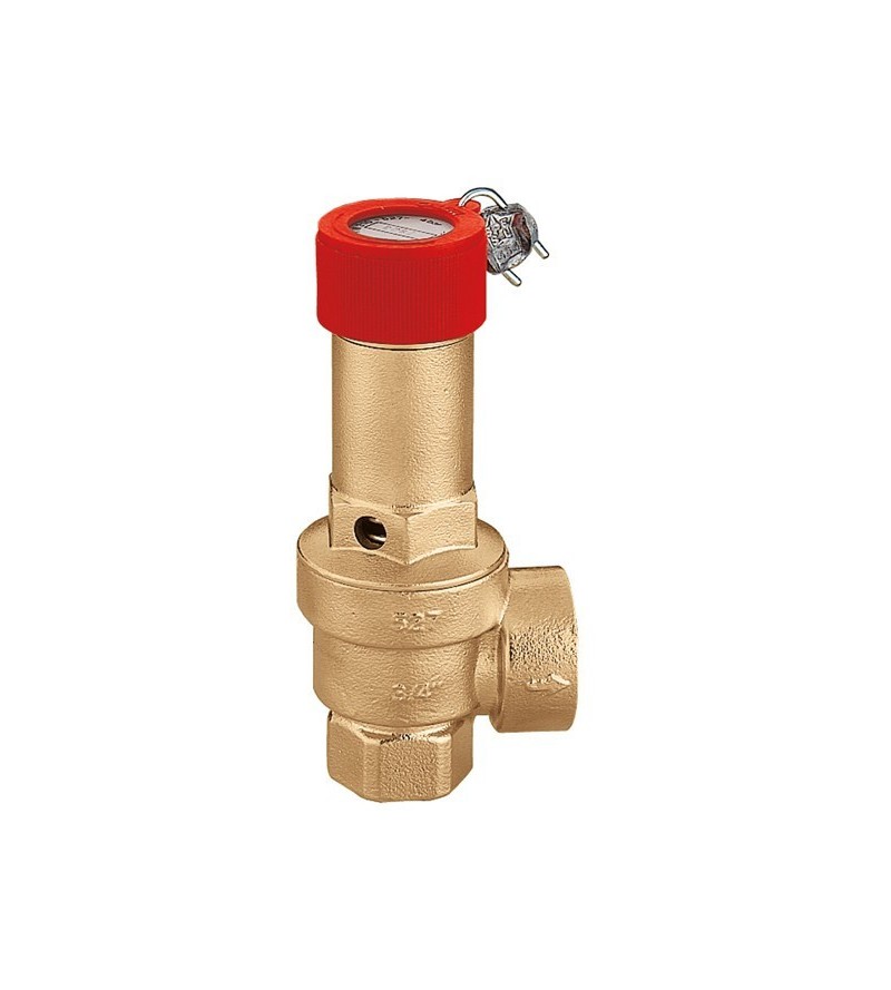Safety valve certified and calibrated on the INAIL bench Caleffi 527