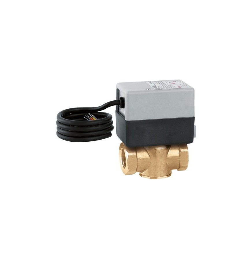 Motorized two-way zone valve normally closed Z-ONE Caleffi 642