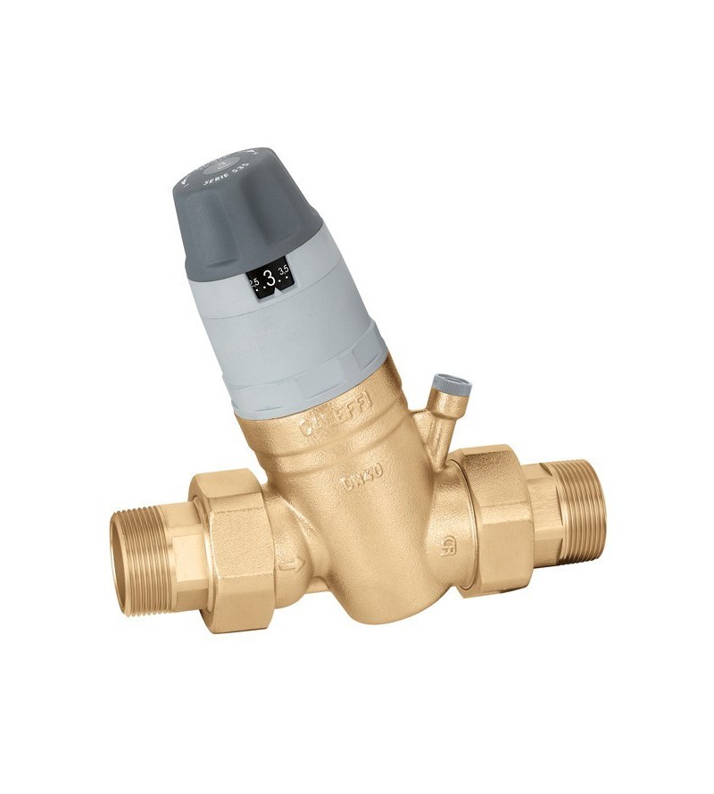 Pressure reducer with self-contained removable cartridge Caleffi 535