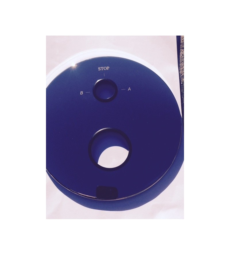 Placa redonda con dos agujeros para termostatos Paffoni ZPIA037