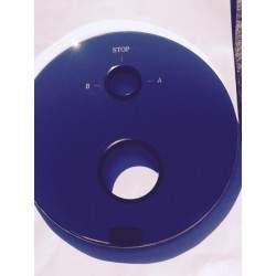 Round plate with two holes...