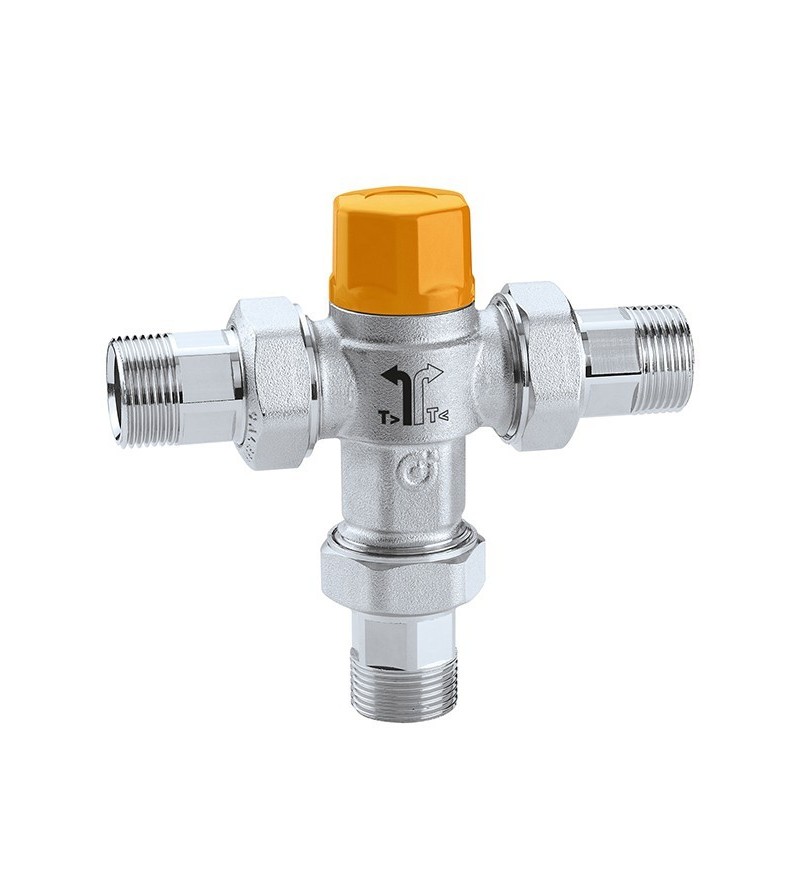 Thermostatic diverter valve for solar systems Caleffi 2620