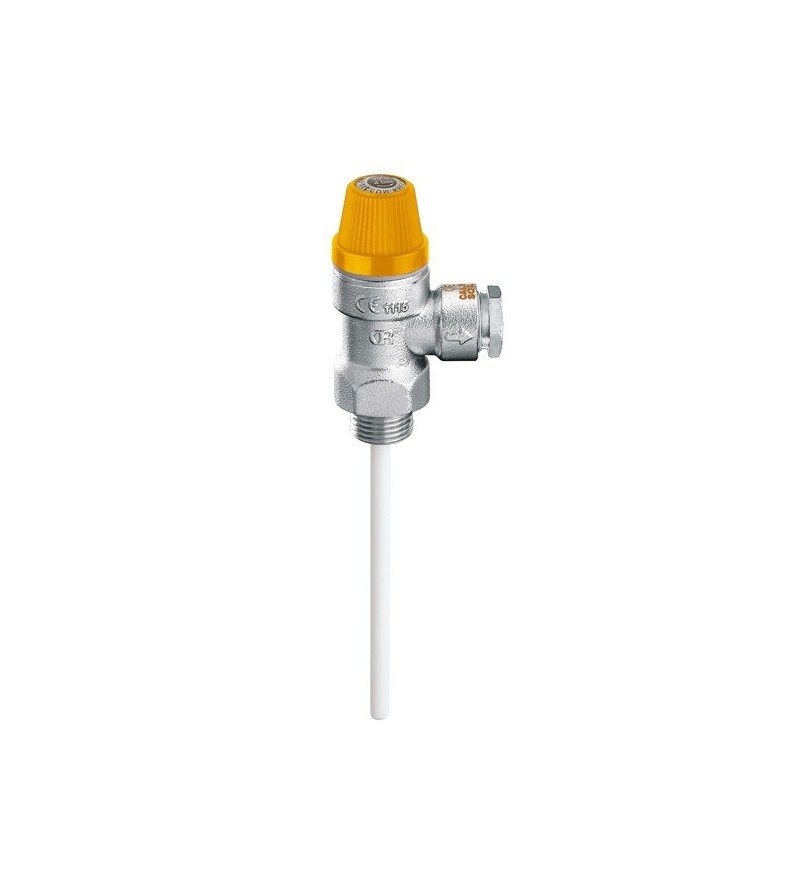 Combined temperature and pressure safety valve Caleffi 3094-3095