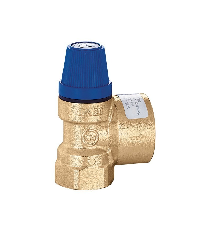 Safety valve for sanitary systems Caleffi 531410-531510