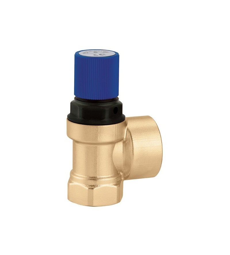Safety valve for sanitary systems Caleffi 531610-531710