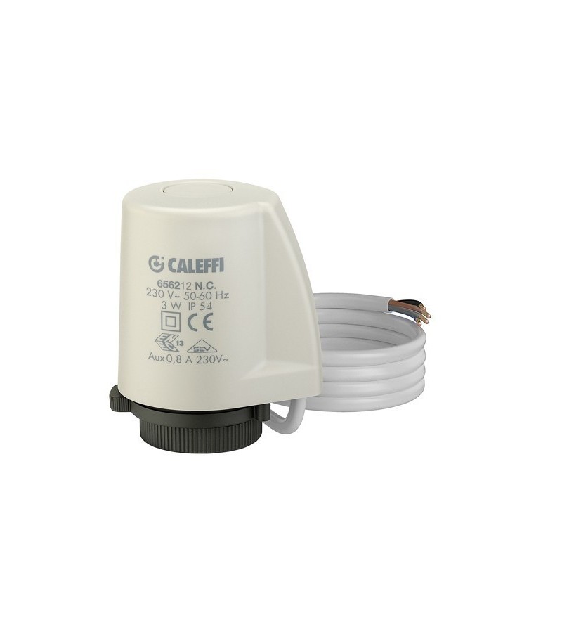 Control electrotérmico con microinterruptor auxiliar Caleffi 6562