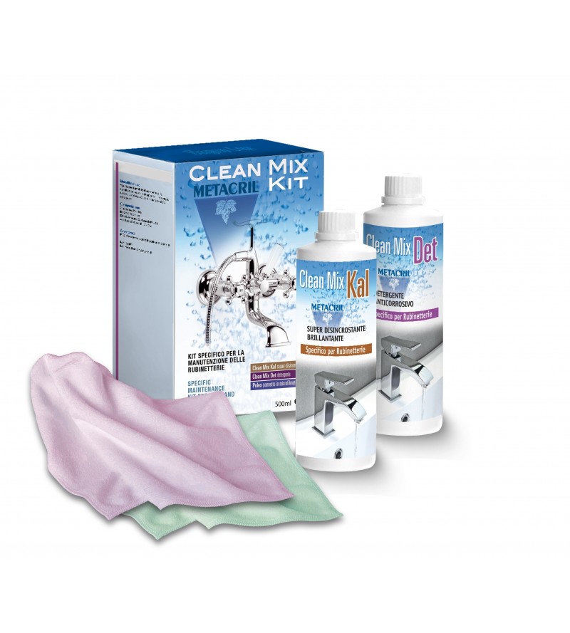 Clean Mix Kit para el mantenimiento de grifería Metacril Tecno Line 11800501