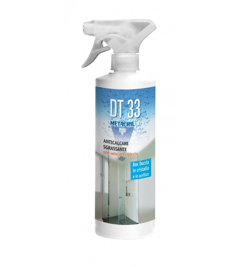 DT 33 detergente disincrostante antigoccia da 500 ml Metacril Tecno Line 07000501