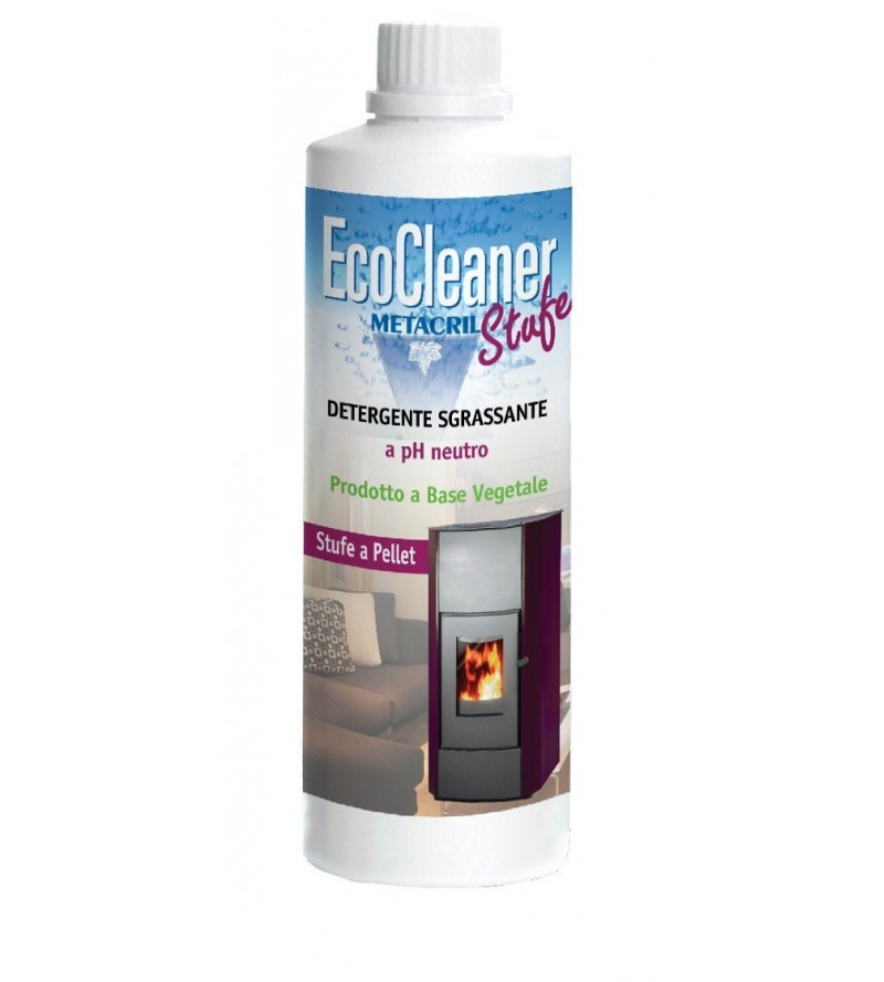 EcoCleaner Detergente limpiador y desengrasante para las superficies de la estufa de pellet Metacril Tecno Line 15500501