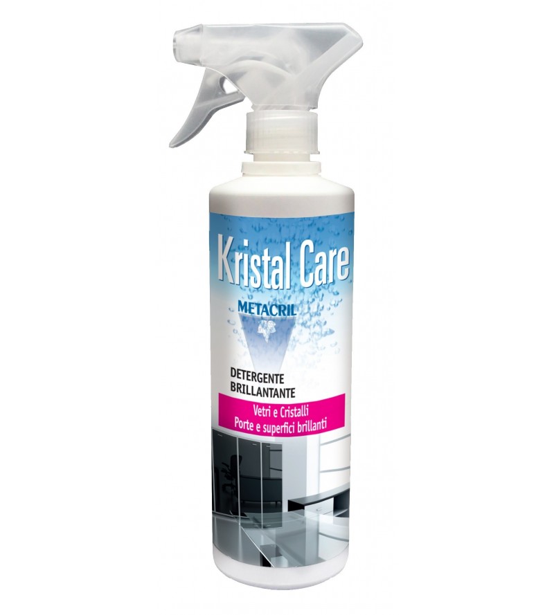 Kristal Care Détergent liquide de rinçage pour surfaces en verre, portes et meubles Metacril Tecno Line 17000501