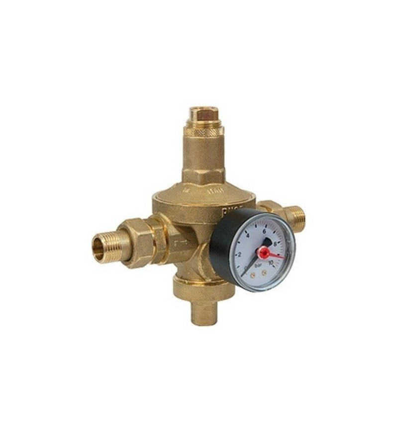 GIACOMINI - Diaphragm pressure reducer, PN25, complete with manometer and tail pieces R153M