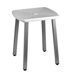 Stool with seat in white...