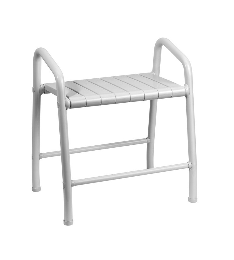 Stool with slatted seat equipped with handles Ponte Giulio G01JDS44