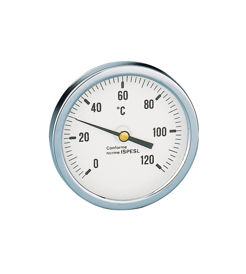 Thermomètre avec connexion arrière 1/2" Caleffi 688