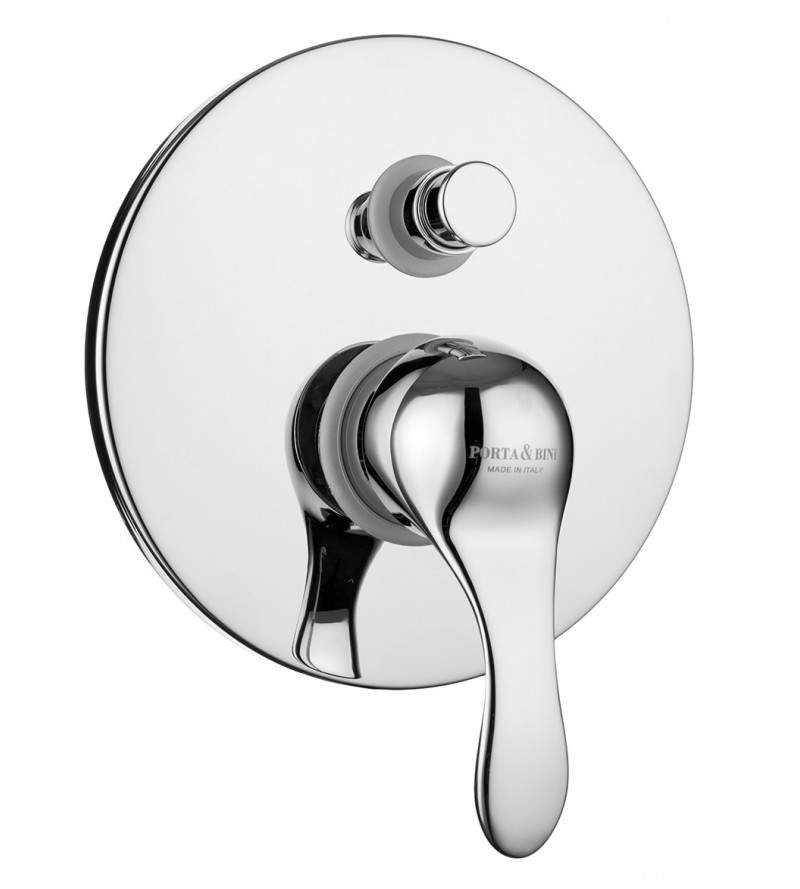 Built-in shower mixer with classic style diverter Porta&Bini Duna 70131CR