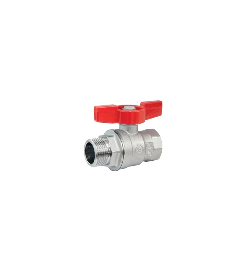 Full port ball valve, female-male connections giacomini R854