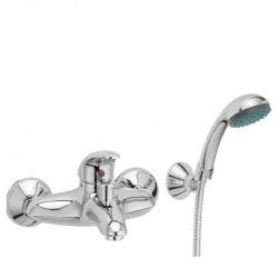Exposed bath mixer with...