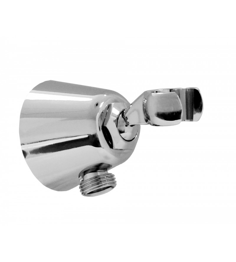 Round shower holder with water inlet Damast 13806
