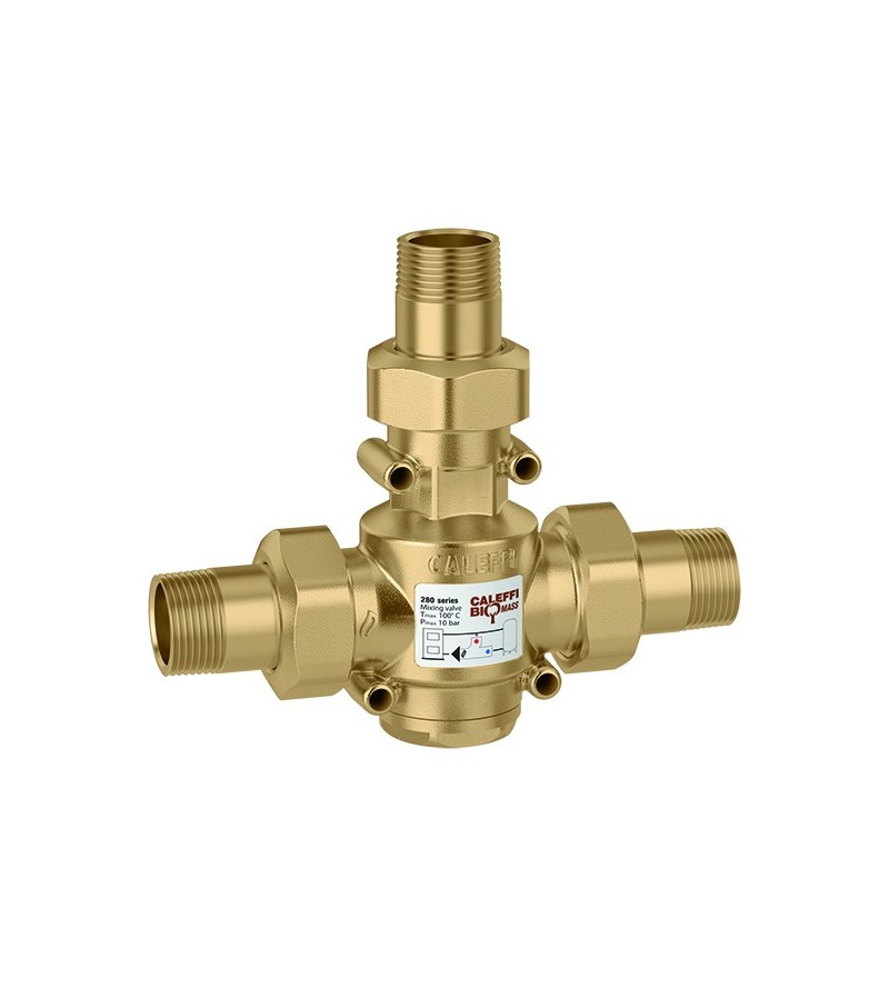 Anti-condensation valve with thermostatic temperature control Caleffi 280