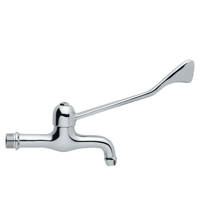 Wall-mounted extended basin tap with clinical lever Idral 02001/DC