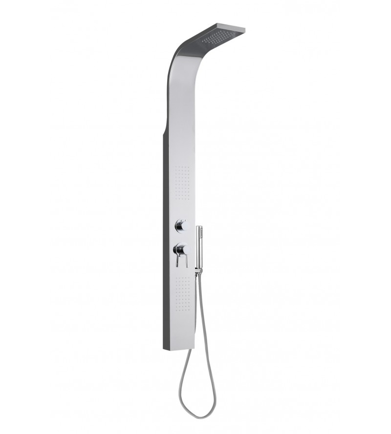 Exposed shower mixer with shower column Damast Crio 12440