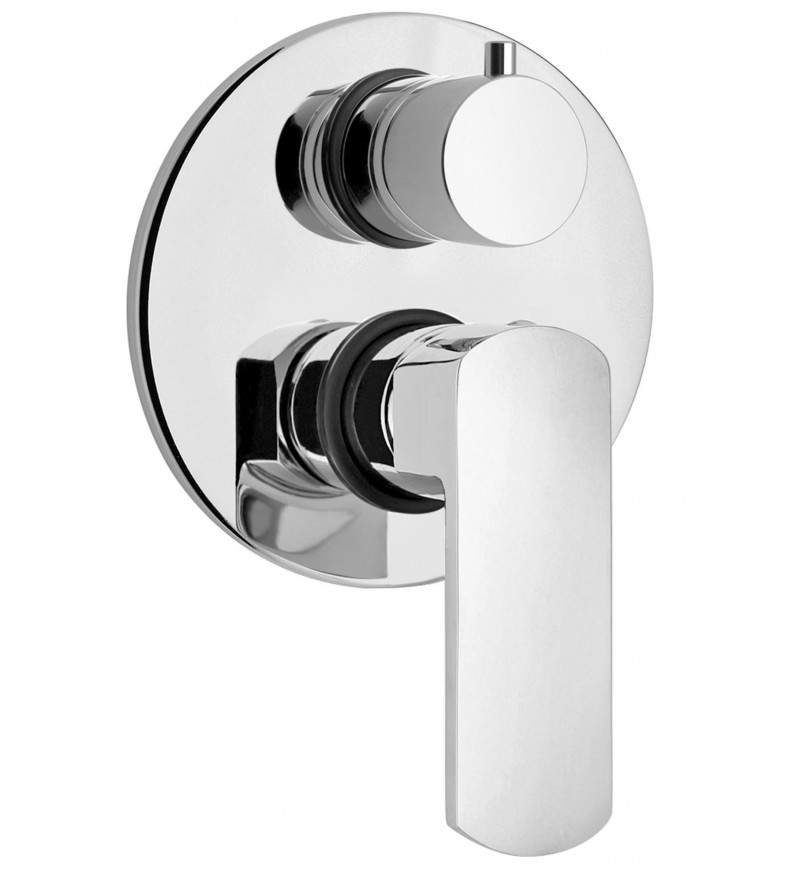 Built-in shower mixer with rotary diverter Paini Ovo 86CR6911