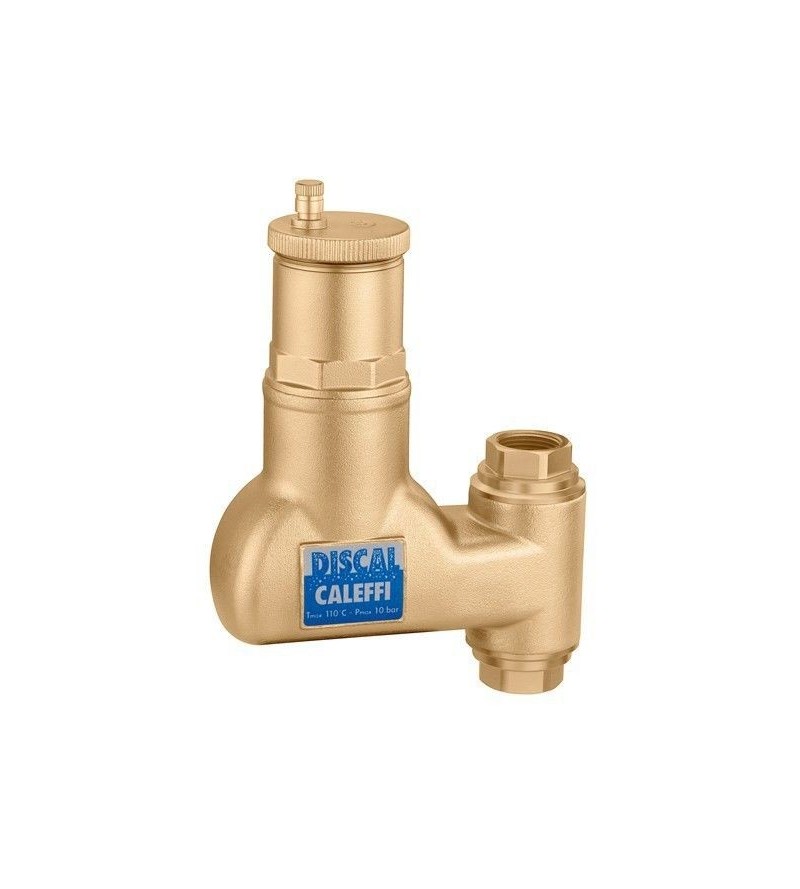 DISCAL® - Deaerator for vertical pipes. Female connections Caleffi 551905