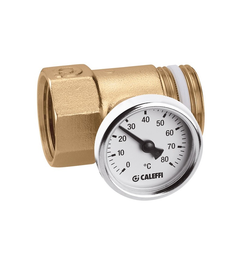 Connexion porte-thermomètre pour collecteurs Caleffi 392