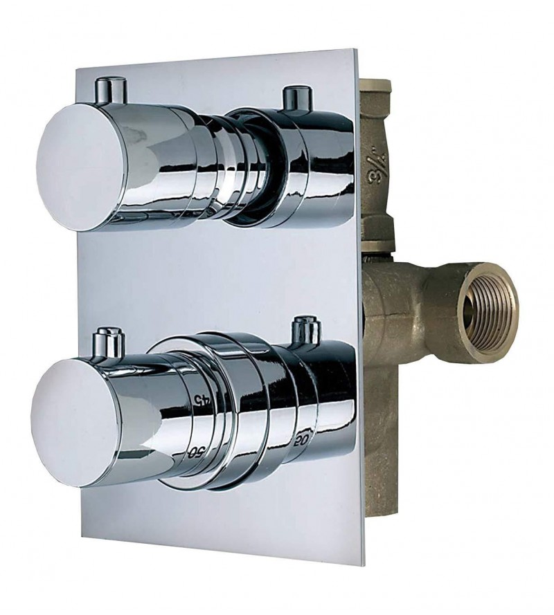 Built-in thermostatic mixer ½ with 2/3 - way diverter Thermomat TMTI12D2ML