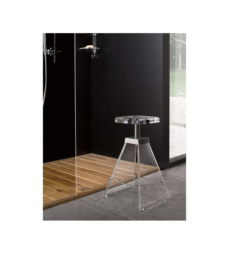 Plexiglass stool TL.Bath Luce K129