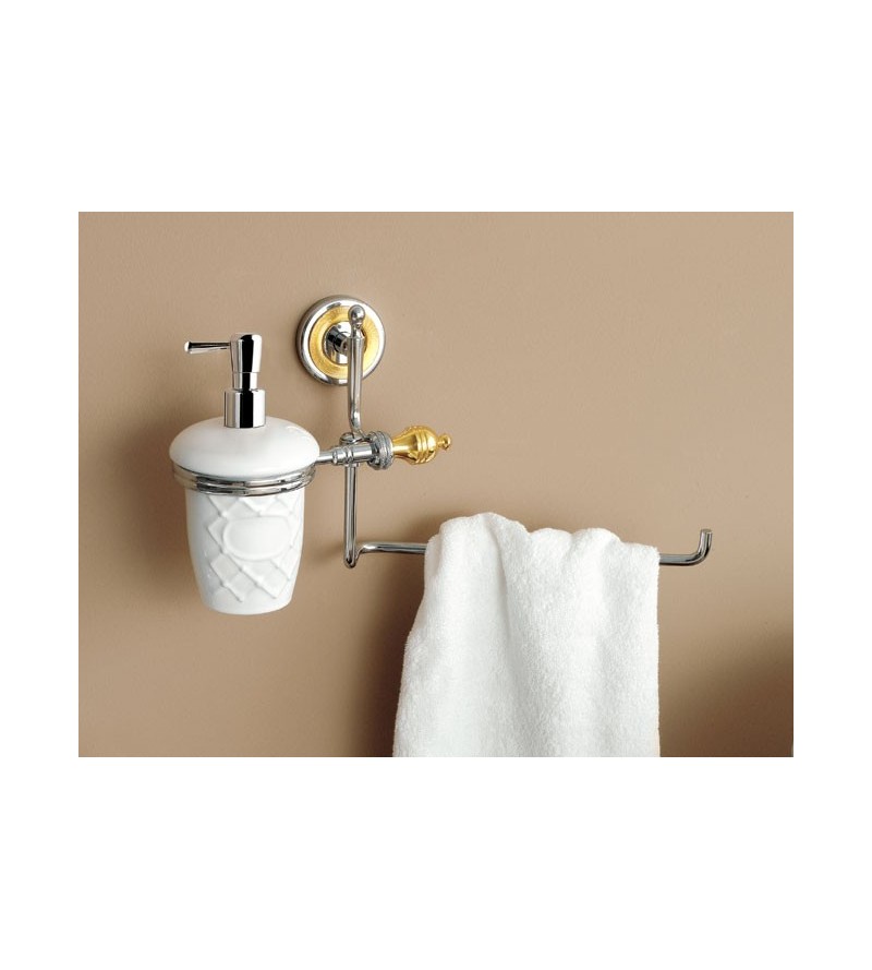 Dispensador de jabón líquido con soporte para toallas TL.Bath Queen
