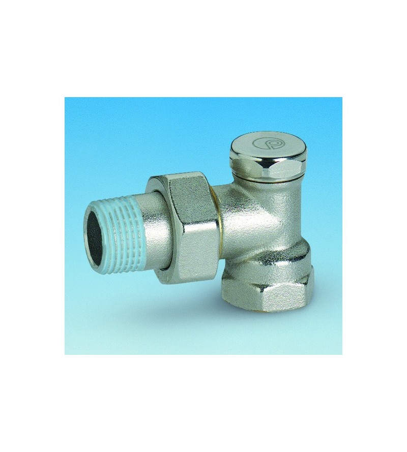 Angle micrometric radiator lockshield valve Pettinaroli 750N