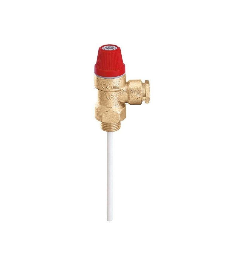 Combined temperature and pressure safety valve Caleffi 309