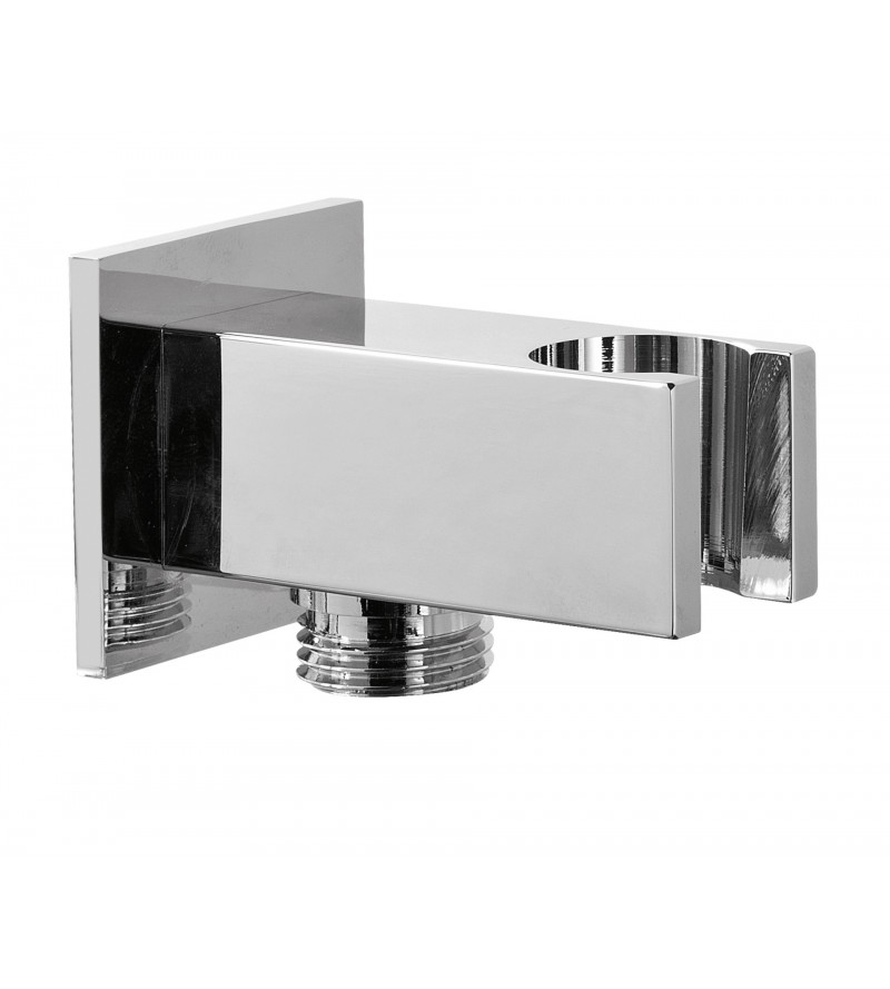 Brass shower wall elbow connection Damast Simi 11996
