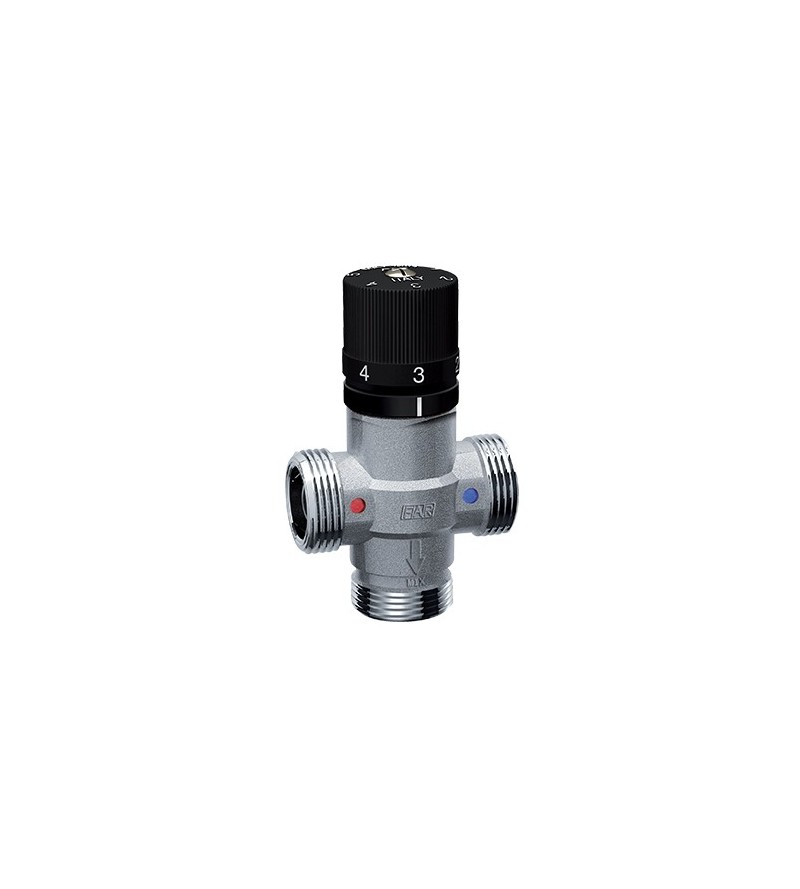 Thermostatic mixer with male connection Far Rubinetterie 3957